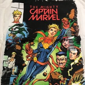 Vintage Captain Marvel T-Shirt NWT